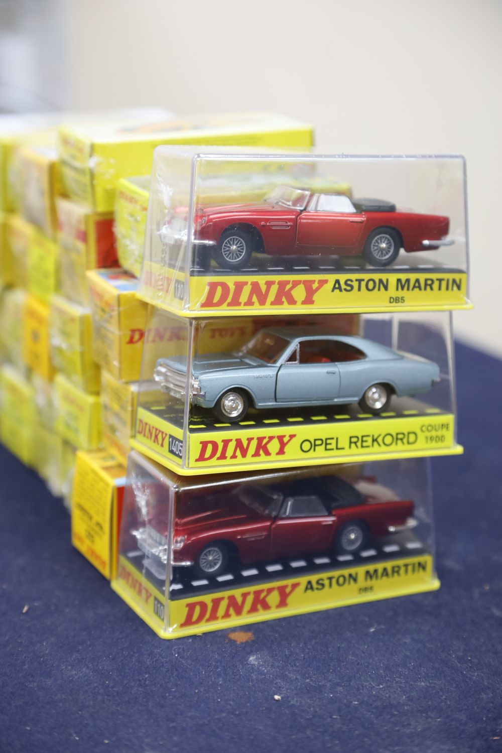 Twenty five boxed Dinky Atlas Editions die cast models, and two accessory packs